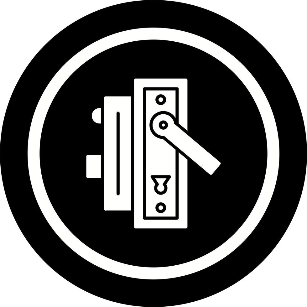 Türgriff-Vektorsymbol vektor