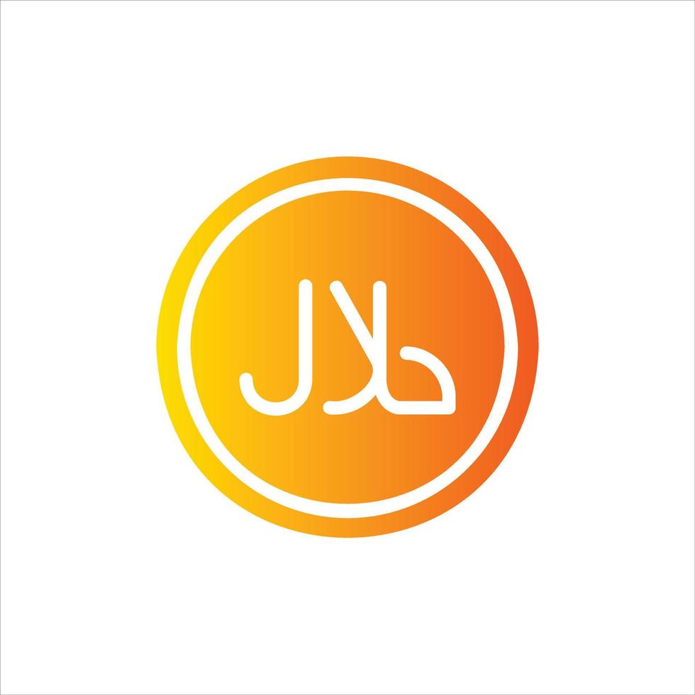 halal ikon med isolerat Vektor och transparent bakgrund