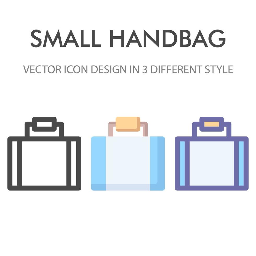 Handtaschenikonenpaket lokalisiert auf weißem Hintergrund. für Ihr Website-Design, Logo, App, UI. Vektorgrafiken Illustration und bearbeitbarer Strich. eps 10. vektor