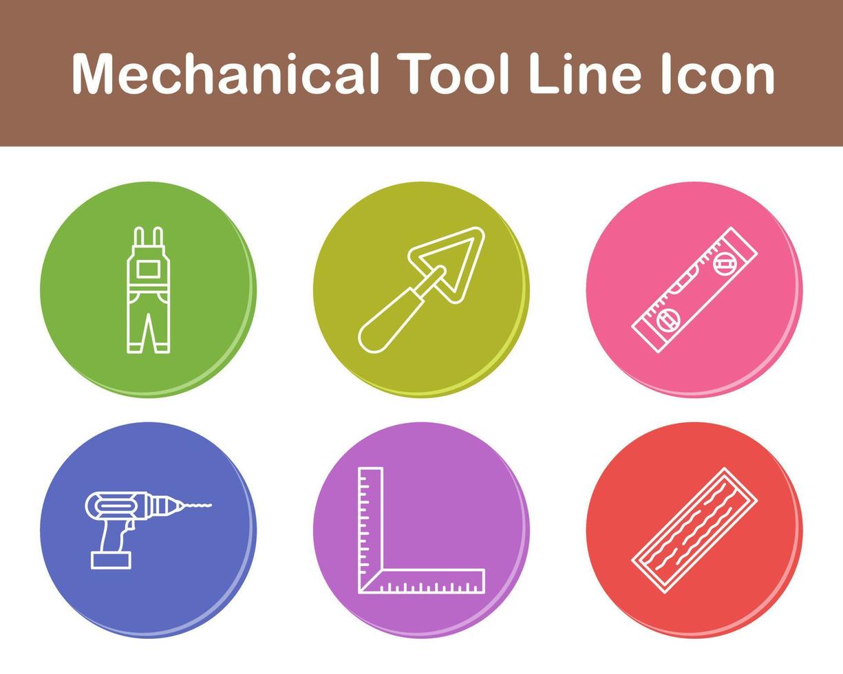 mechanisch Werkzeug Vektor Symbol einstellen