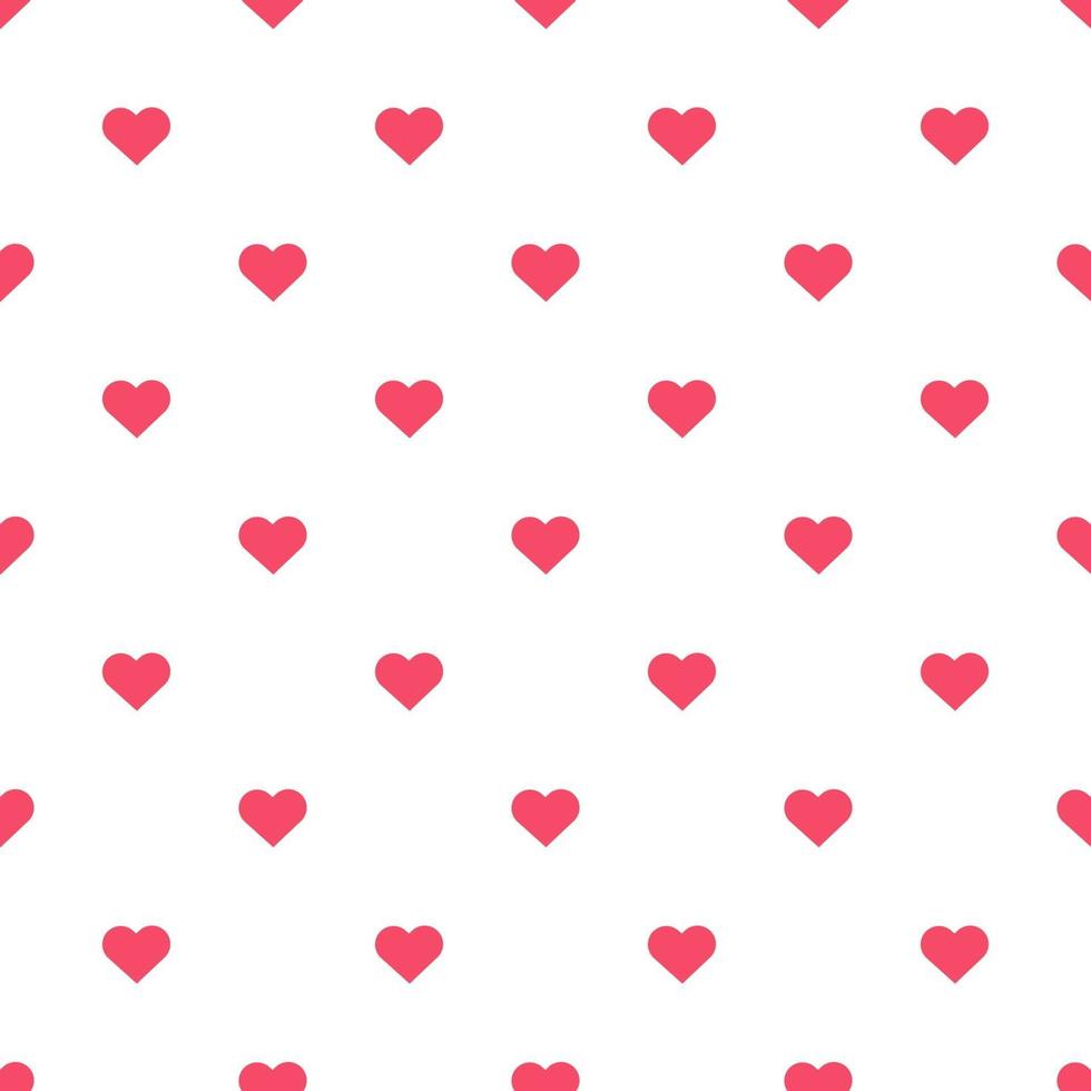 Herz nahtloses Muster. Valentinstag Hintergrund. Vektorillustration vektor