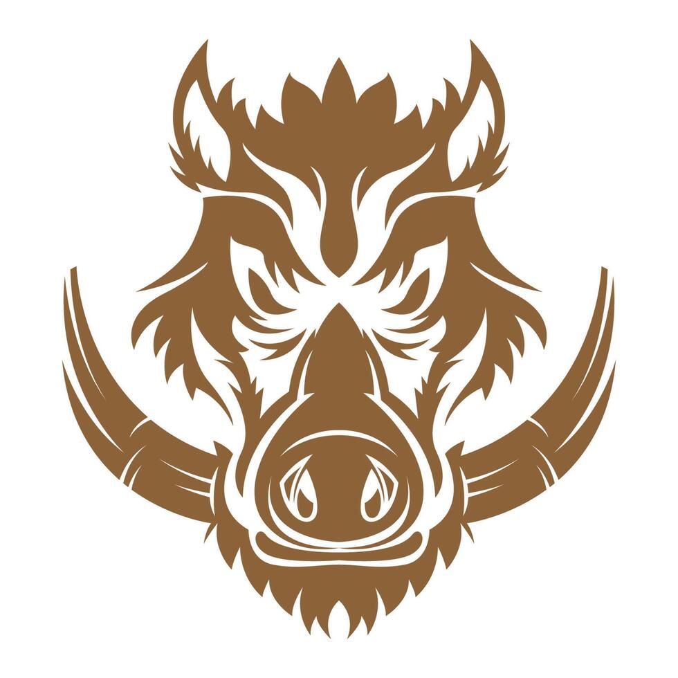 wild Eber Logo Symbol Design vektor
