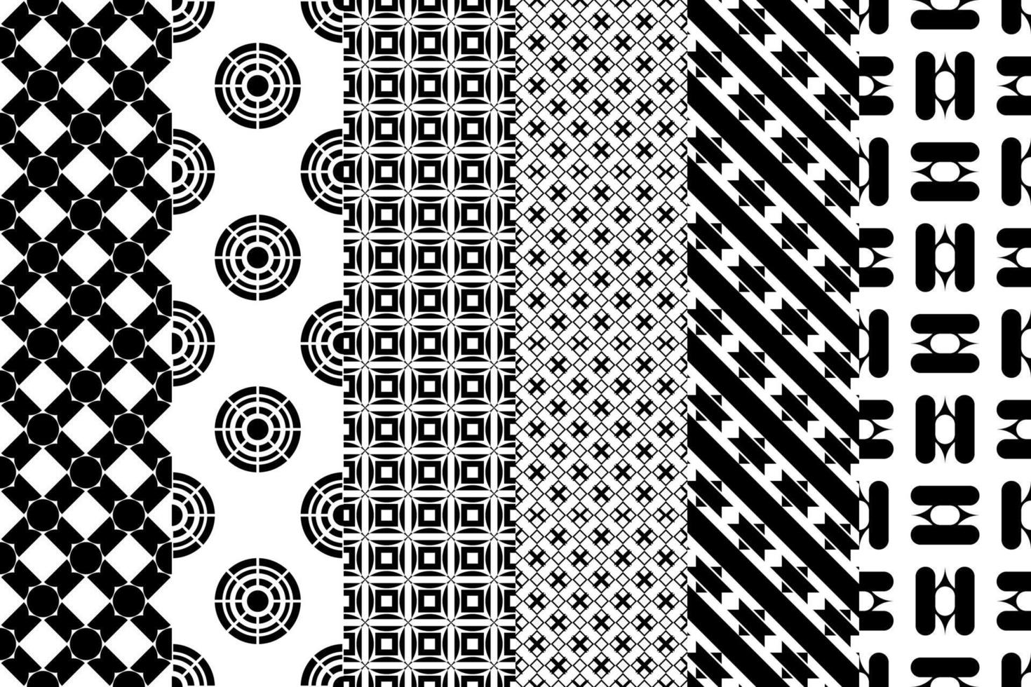 geometrisk mönster med svartvit element, vektor abstrakt bakgrund.