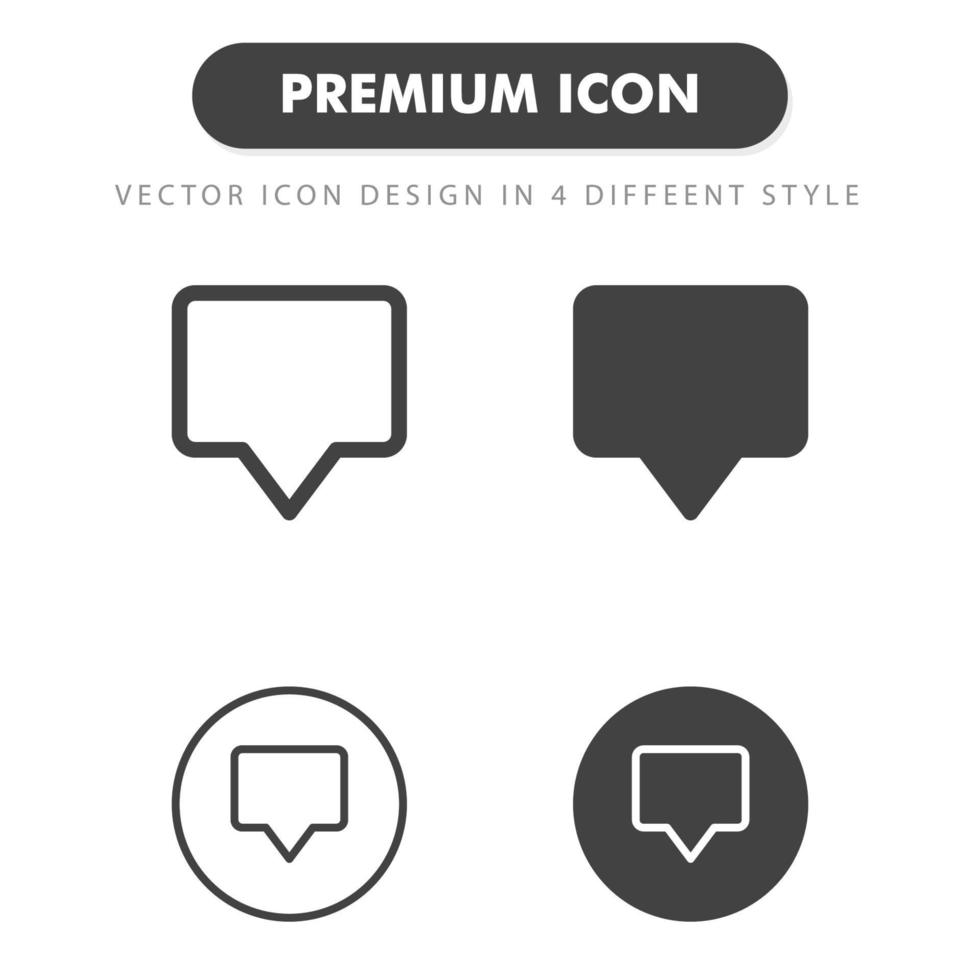 Chatbox-Symbol isoliert auf weißem Hintergrund. für Ihr Website-Design, Logo, App, UI. Vektorgrafiken Illustration und bearbeitbarer Strich. eps 10. vektor