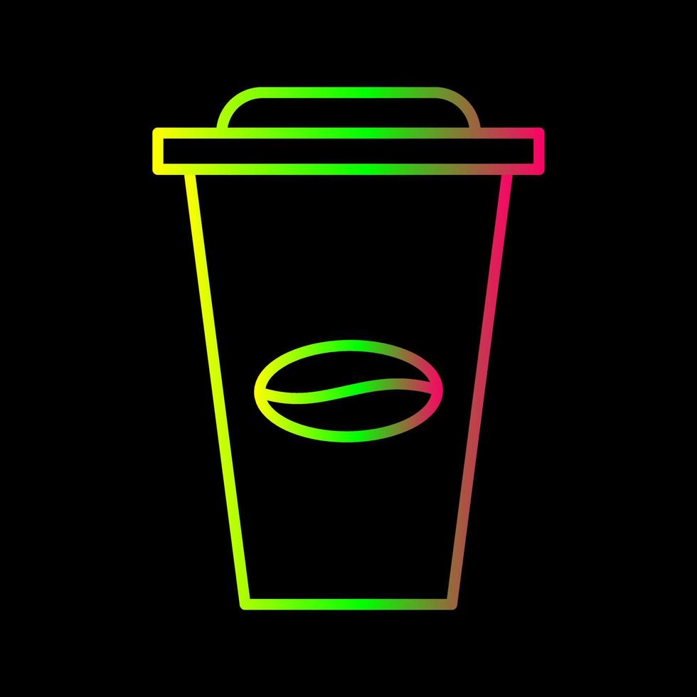 Kaffee Tasse einzigartig Vektor Symbol