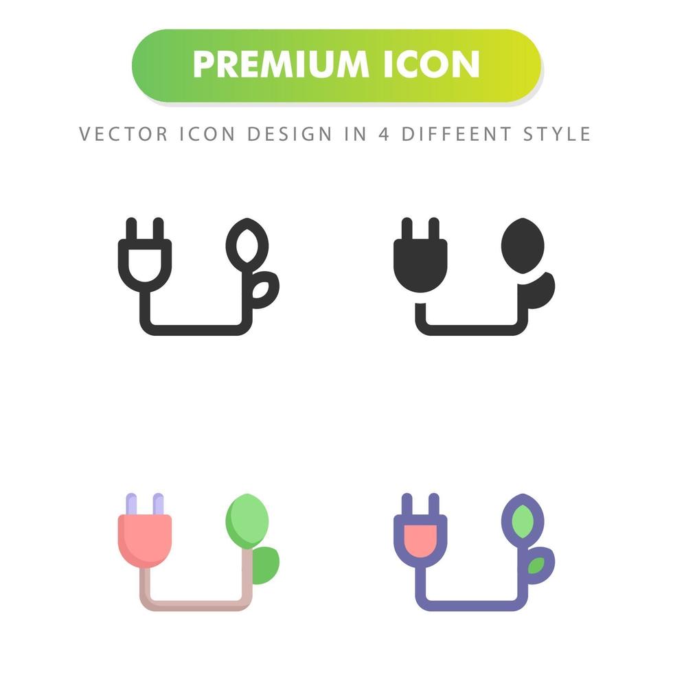plugg ikon isolerad på vit bakgrund. för din webbdesign, logotyp, app, ui. vektorgrafikillustration och redigerbar stroke. eps 10. vektor