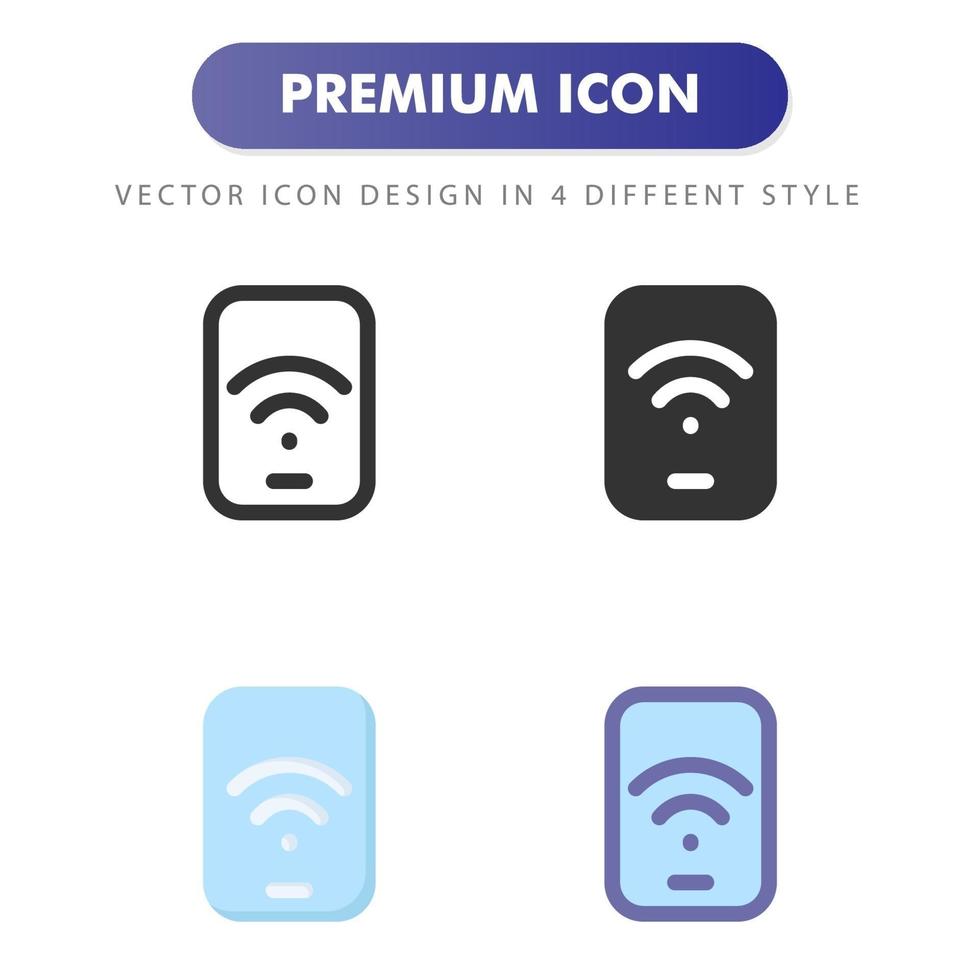 smartphone-ikon isolerad på vit bakgrund. för din webbdesign, logotyp, app, ui. vektorgrafikillustration och redigerbar stroke. eps 10. vektor