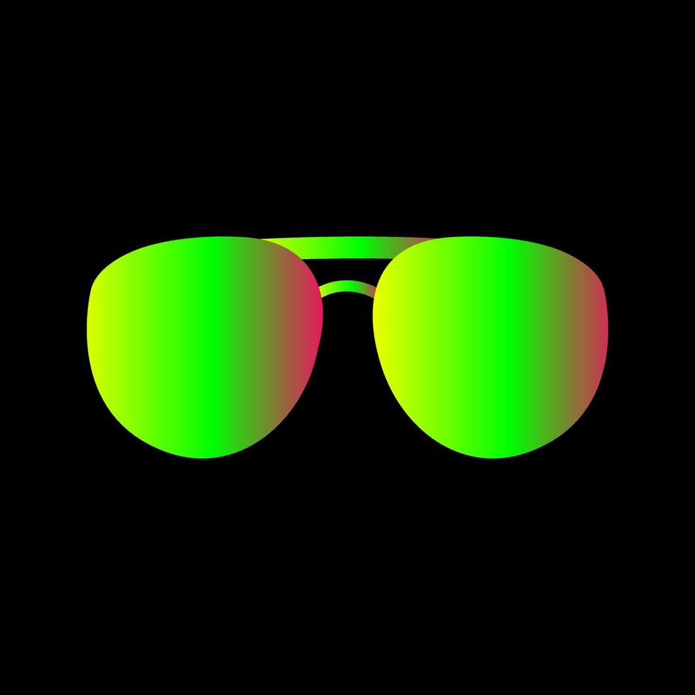 einzigartiges Brillenvektorsymbol vektor