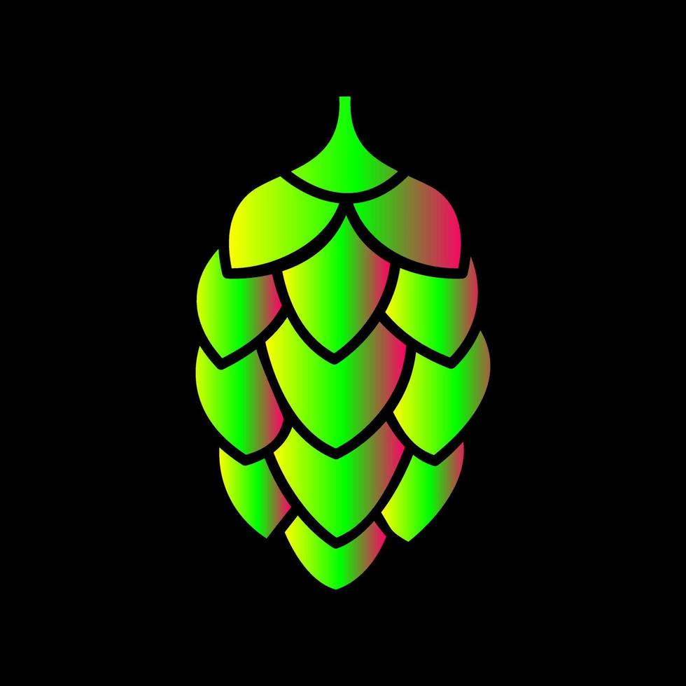 Hopfen-Vektor-Symbol vektor