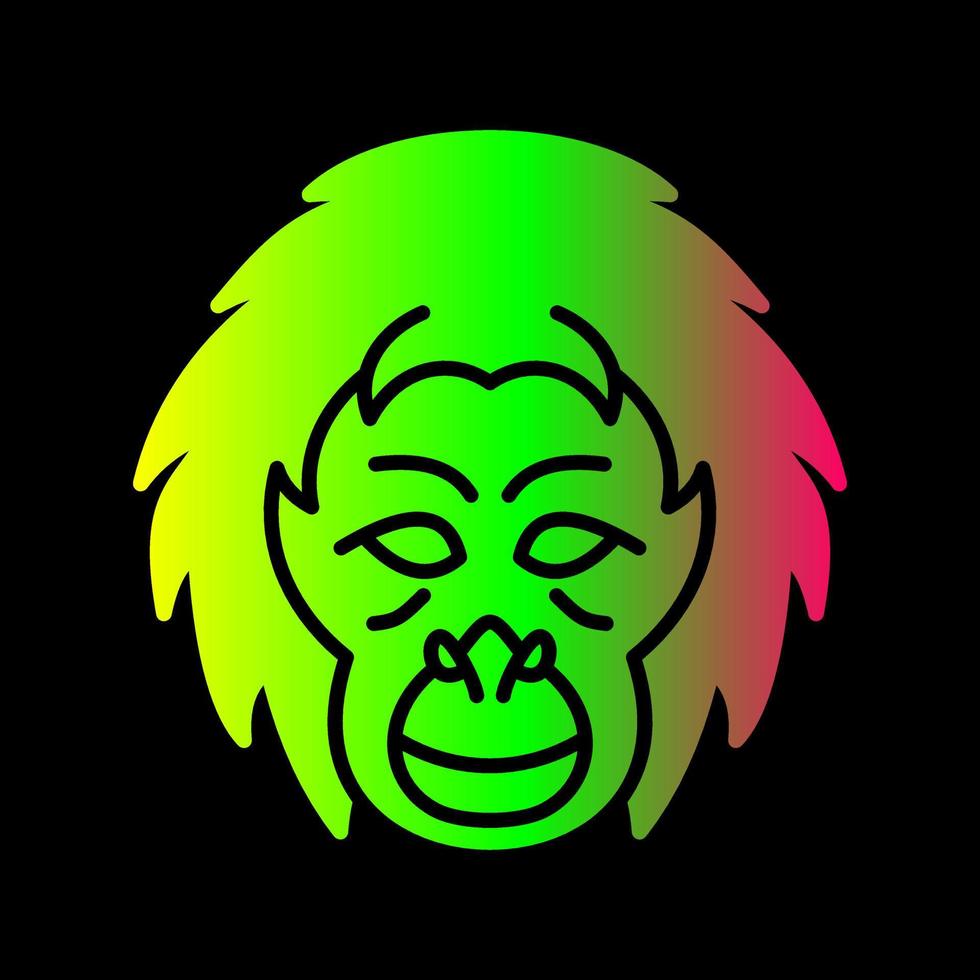 Orang-Utan-Vektorsymbol vektor