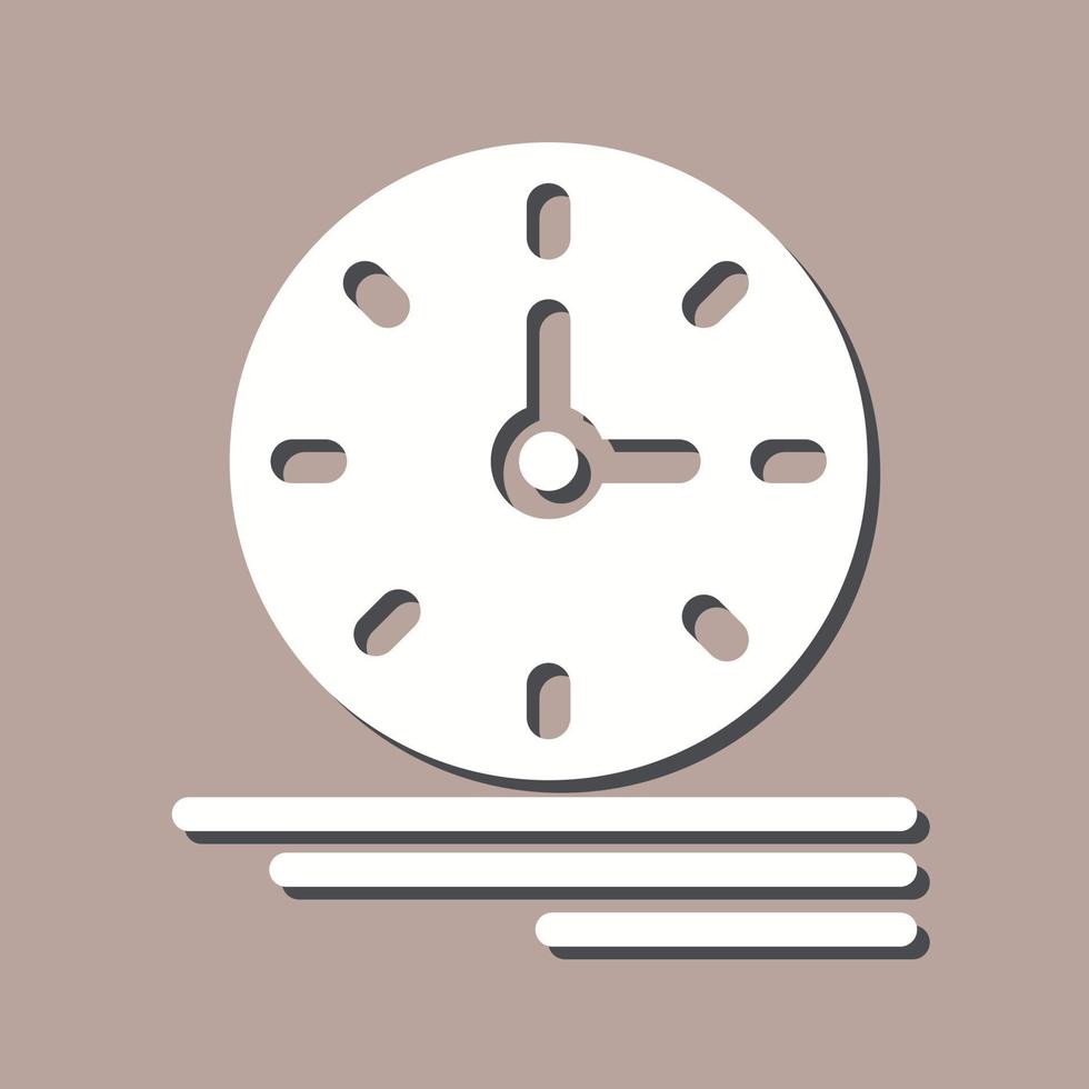 Symbol für Zeitmanagement-Glyphe vektor
