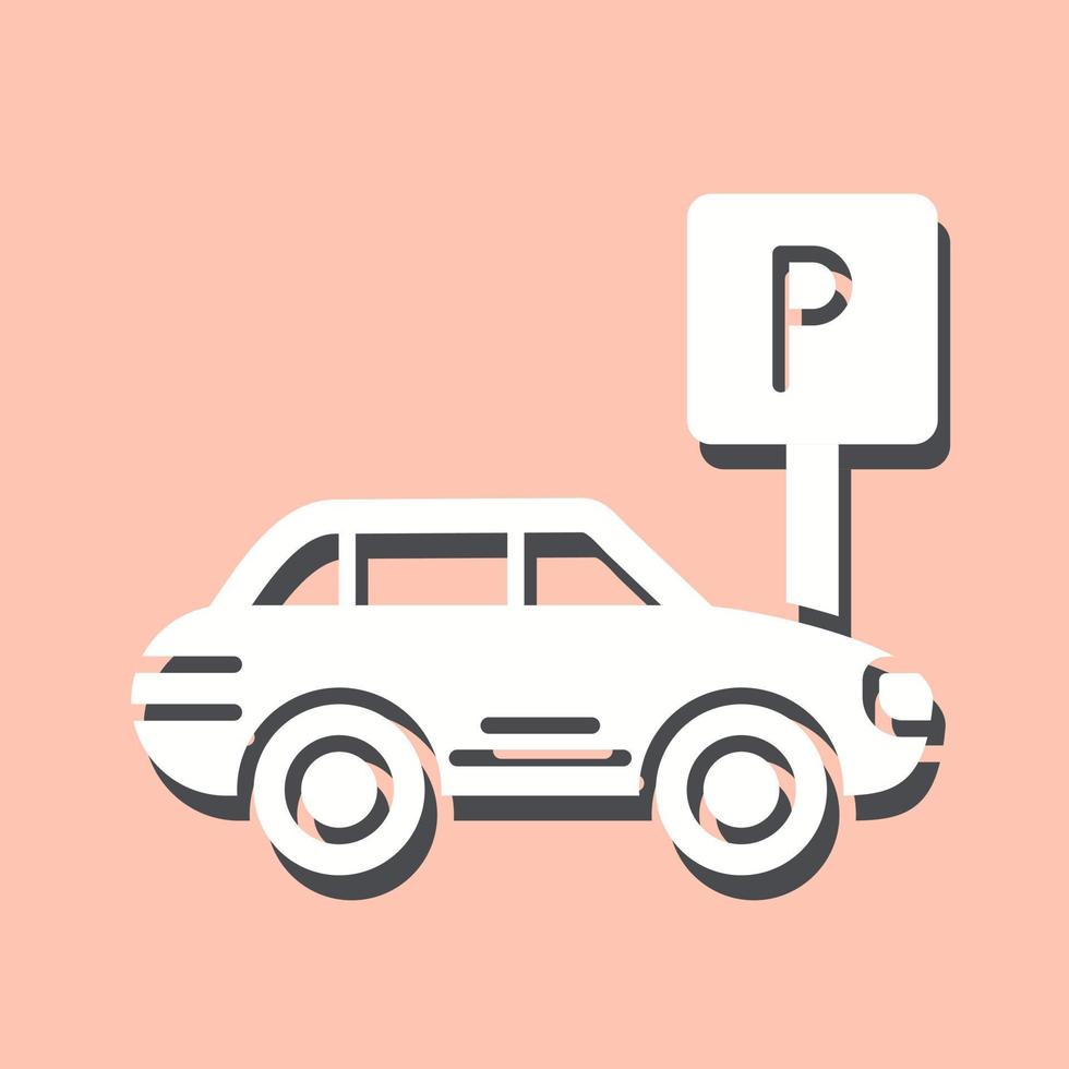 Parkplatz-Vektor-Symbol vektor