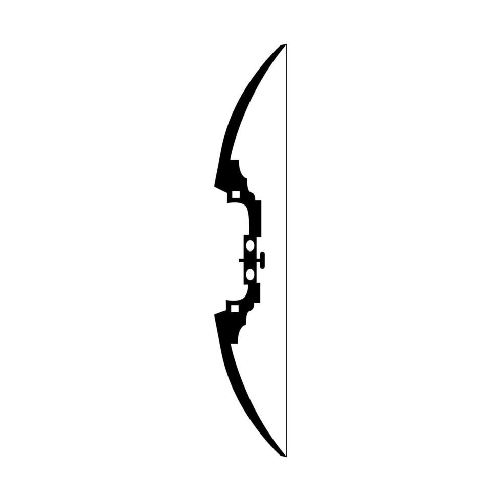 Bogen Symbol Vektor. Bogenschütze Illustration unterzeichnen. Bogenschießen Symbol. Bogenschütze Logo. vektor