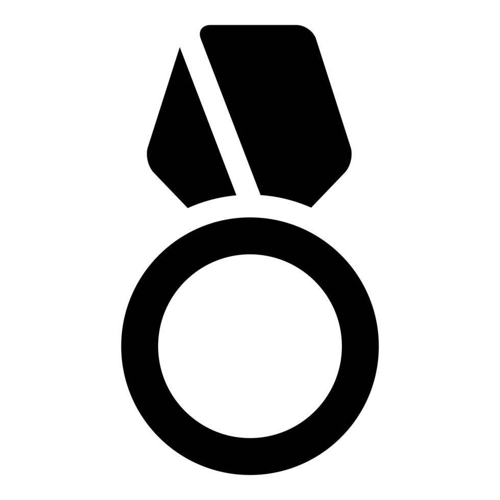 vergeben Symbol Vektor. Trophäe Illustration unterzeichnen. Gewinner Symbol. Medaille Logo. vektor