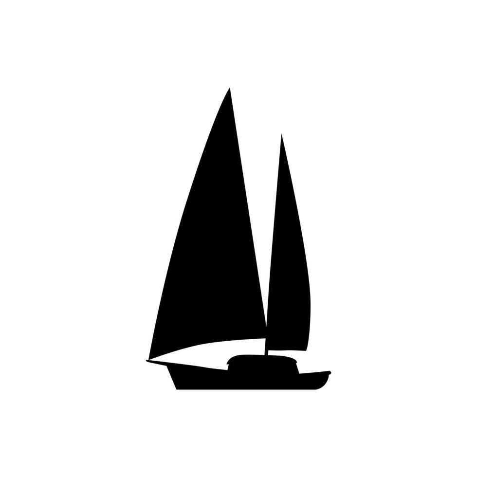 Segelboot Symbol Vektor. Yacht Illustration unterzeichnen. Segeln Schiff Symbol. Segelfisch Logo. vektor