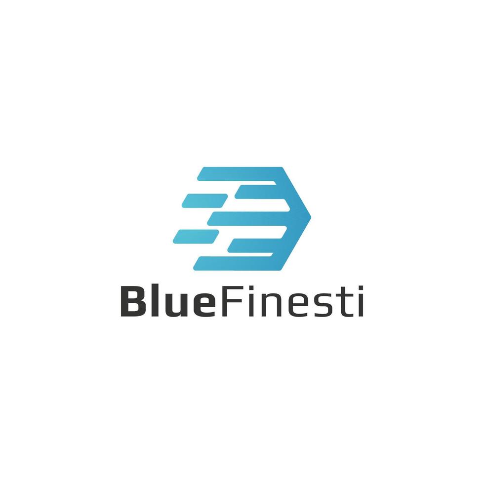 abstrakt Initiale Brief bf oder fb Logo auf Blau Farbe isoliert auf Weiß Hintergrund angewendet zum Programmierung Dienstleistungen Logo ebenfalls geeignet zum das Marken oder Unternehmen haben Initiale Name fb oder bf. vektor