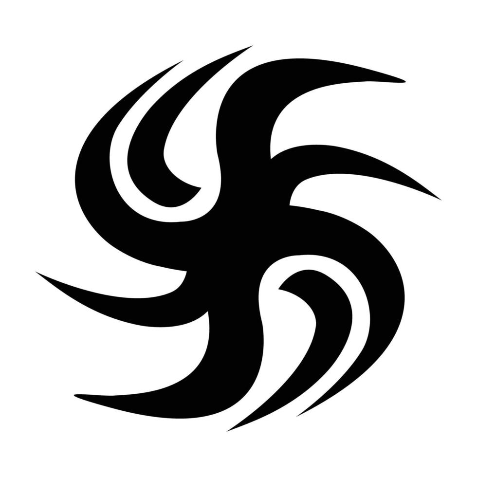 Stammes- Ornament Vektor Logo