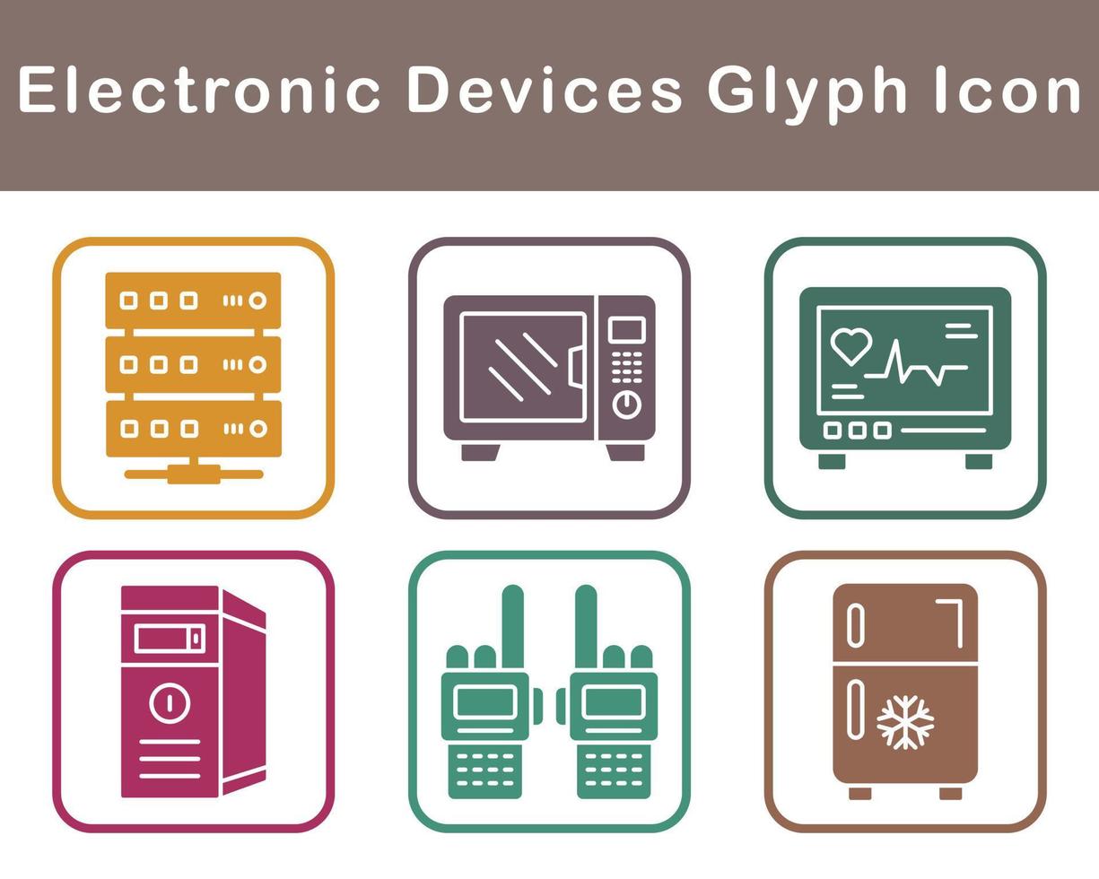 elektronisch Geräte Vektor Symbol einstellen
