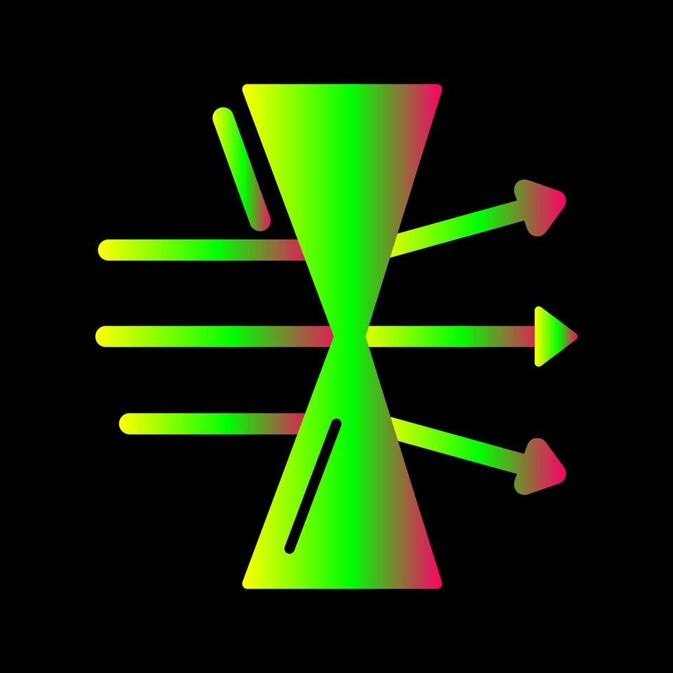 Dispersionsvektorsymbol vektor