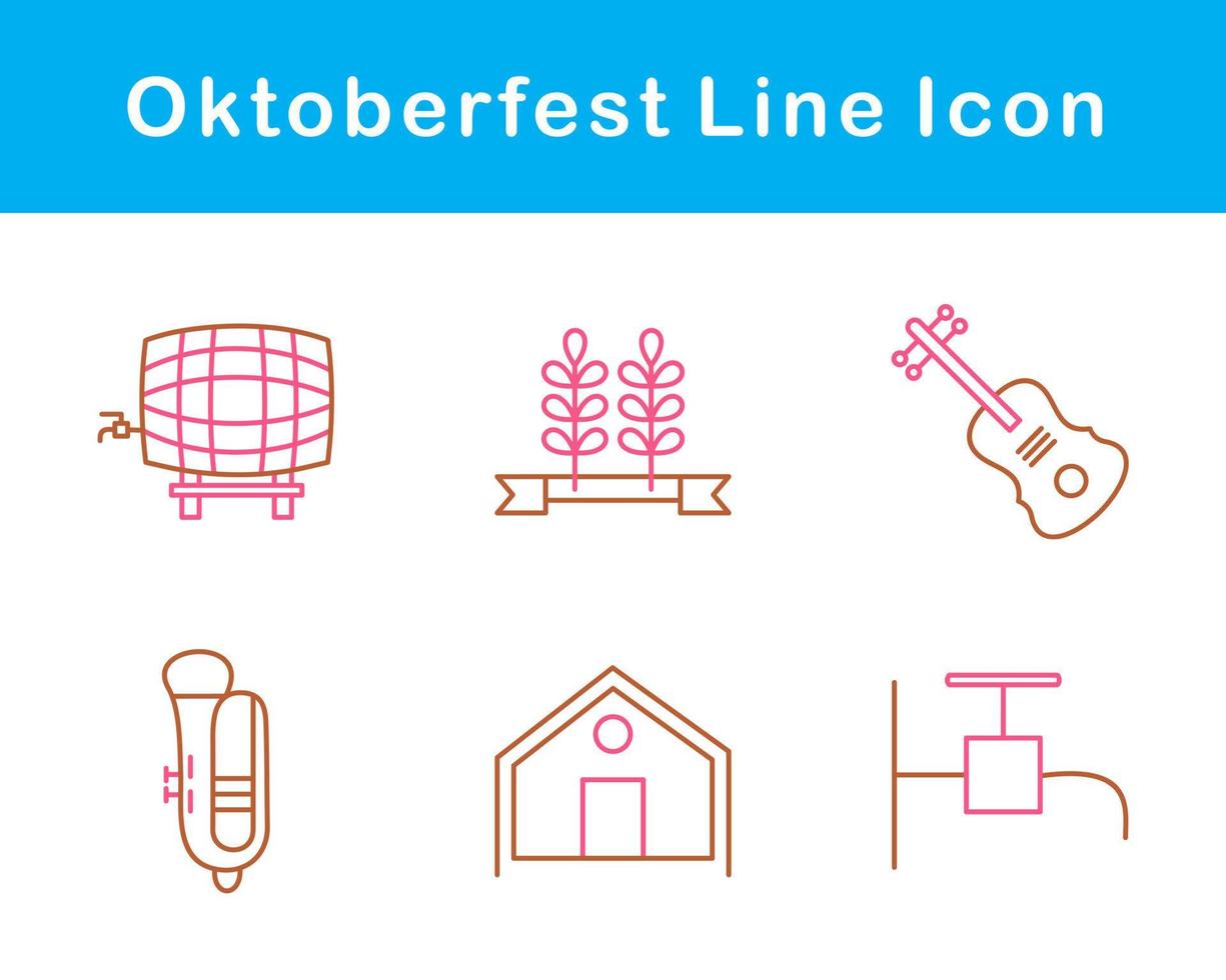 Oktoberfest Vektor Symbol einstellen