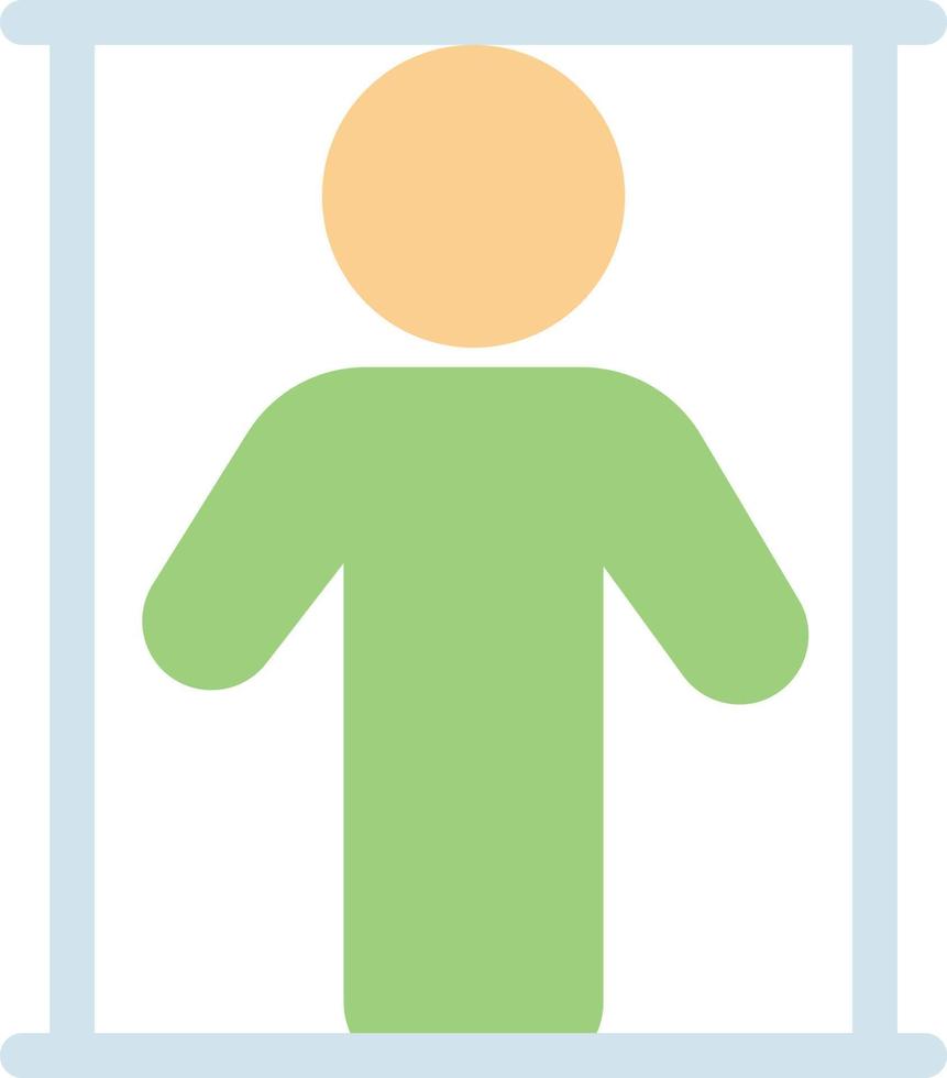 Person-Vektor-Illustration auf einem Hintergrund. hochwertige Symbole. Vektor-Icons für Konzept und Grafikdesign. vektor
