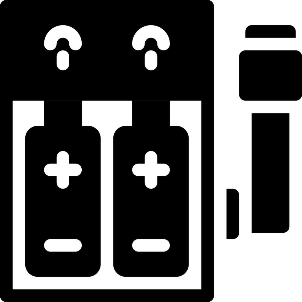 batterievektorillustration auf einem hintergrund. hochwertige symbole. vektorikonen für konzept und grafikdesign. vektor