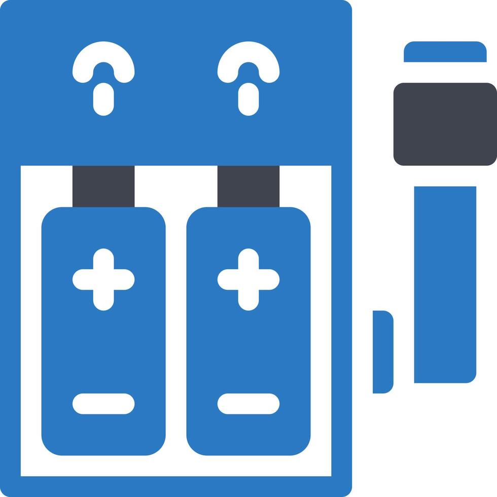 batterievektorillustration auf einem hintergrund. hochwertige symbole. vektorikonen für konzept und grafikdesign. vektor