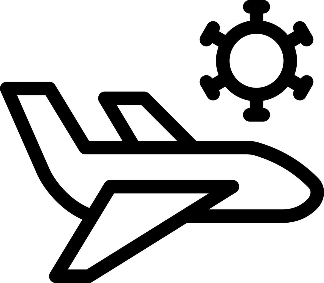 Flug stornieren Vektor Illustration auf ein hintergrund.premium Qualität symbole.vektor Symbole zum Konzept und Grafik Design.