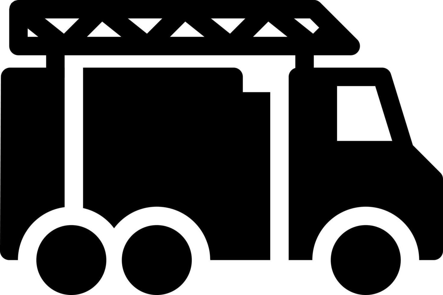 lkw-vektorillustration auf einem hintergrund. hochwertige symbole. vektorsymbole für konzept und grafikdesign. vektor