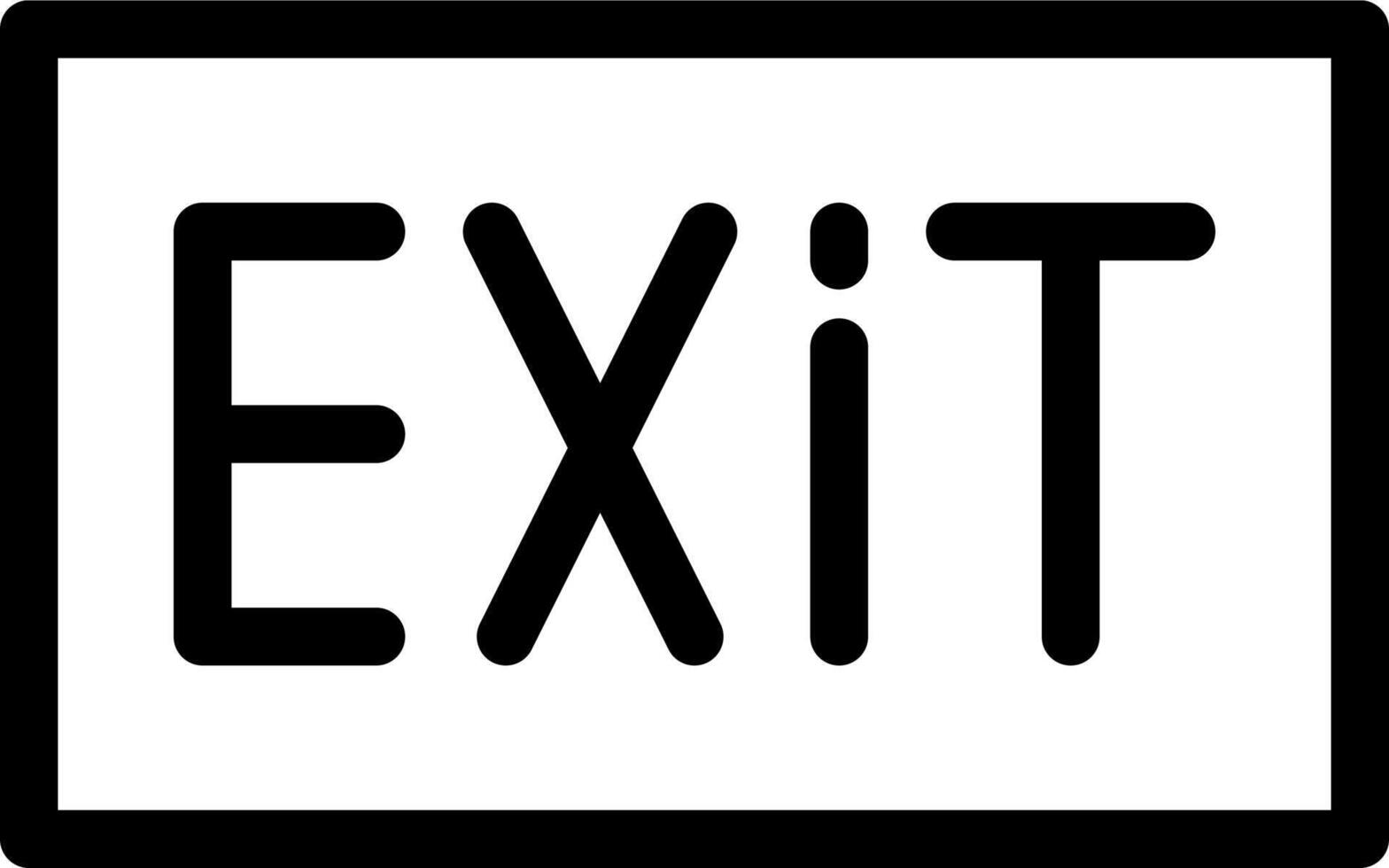 exit vektor illustration på en bakgrund. premium kvalitet symbols.vector ikoner för koncept och grafisk design.