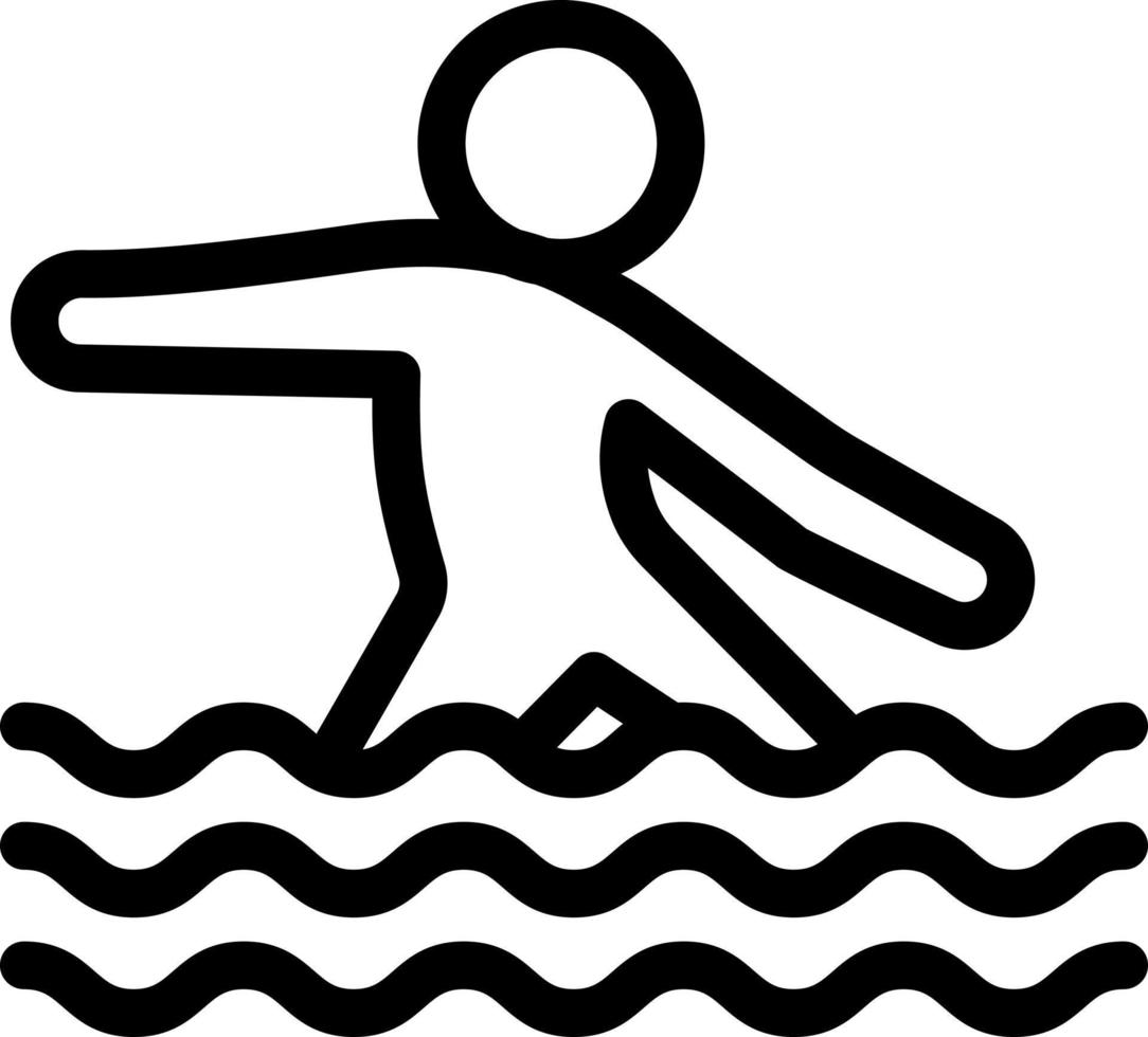 surfing vektor illustration på en bakgrund.premium kvalitet symbols.vector ikoner för begrepp och grafisk design.