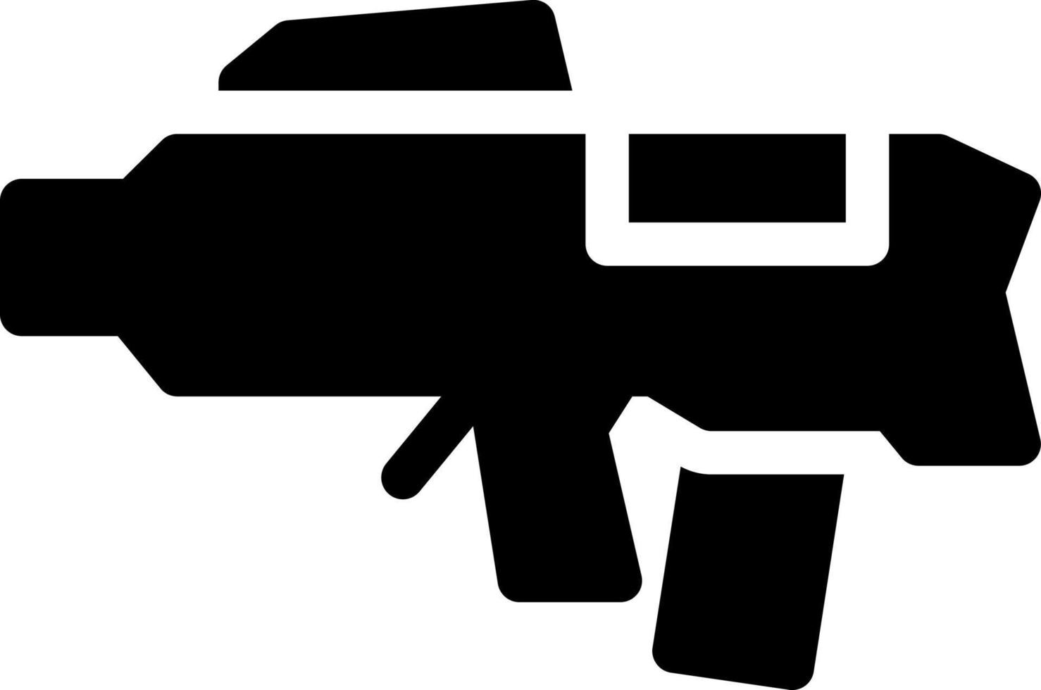 Waffenvektorillustration auf einem Hintergrund. Premium-Qualitätssymbole. Vektorsymbole für Konzept und Grafikdesign. vektor