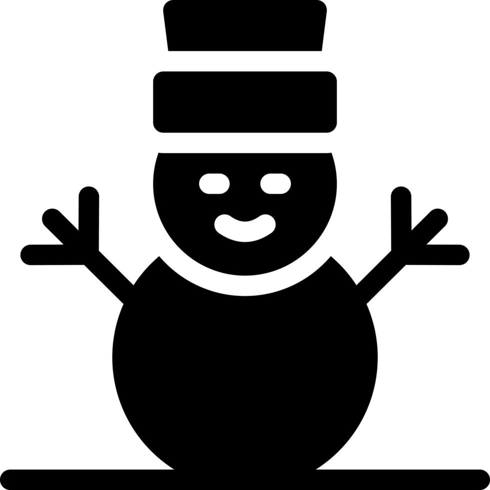 Schneemann-Vektorillustration auf einem Hintergrund. Premium-Qualitätssymbole. Vektorsymbole für Konzept und Grafikdesign. vektor