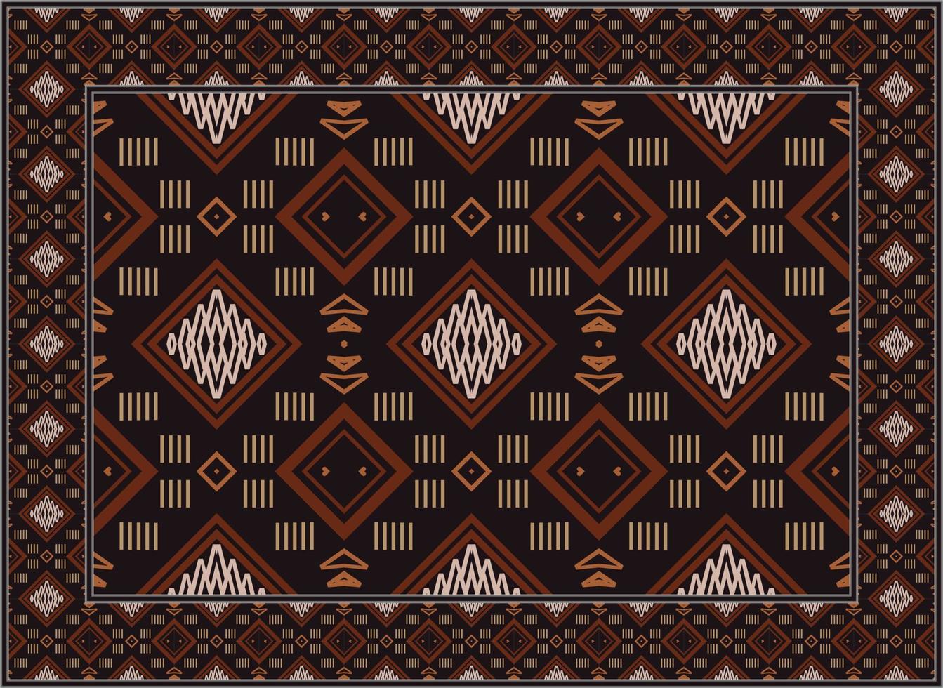 persisk matta modern levande rum, afrikansk etnisk sömlös mönster boho persisk matta levande rum afrikansk etnisk aztec stil design för skriva ut tyg mattor, handdukar, näsdukar, halsdukar matta, vektor