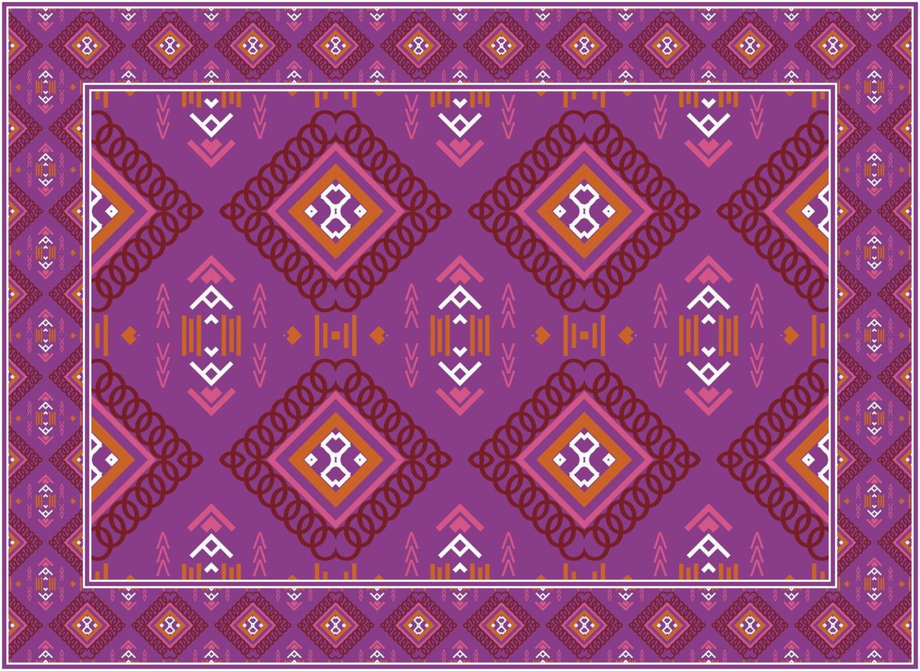 modern persisch Teppich Textur, Motiv ethnisch nahtlos Muster skandinavisch persisch Teppich modern afrikanisch ethnisch aztekisch Stil Design zum drucken Stoff Teppiche, Handtücher, Taschentücher, Schals Teppich, vektor