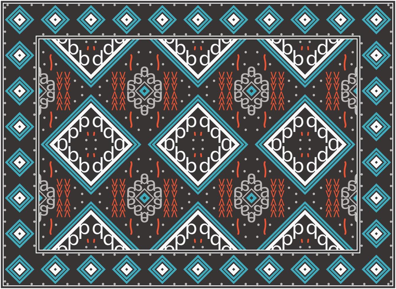 persisk matta modern levande rum, samtida modern persisk matta, afrikansk etnisk aztec stil design för skriva ut tyg mattor, handdukar, näsdukar, halsdukar matta, vektor