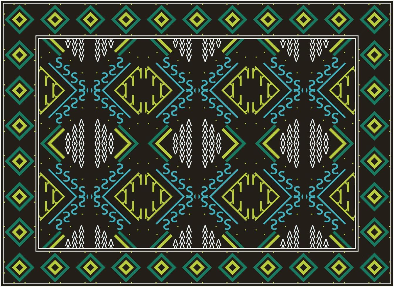 persisk matta mönster, afrikansk motiv scandinavian persisk matta modern afrikansk etnisk aztec stil design för skriva ut tyg mattor, handdukar, näsdukar, halsdukar matta, vektor