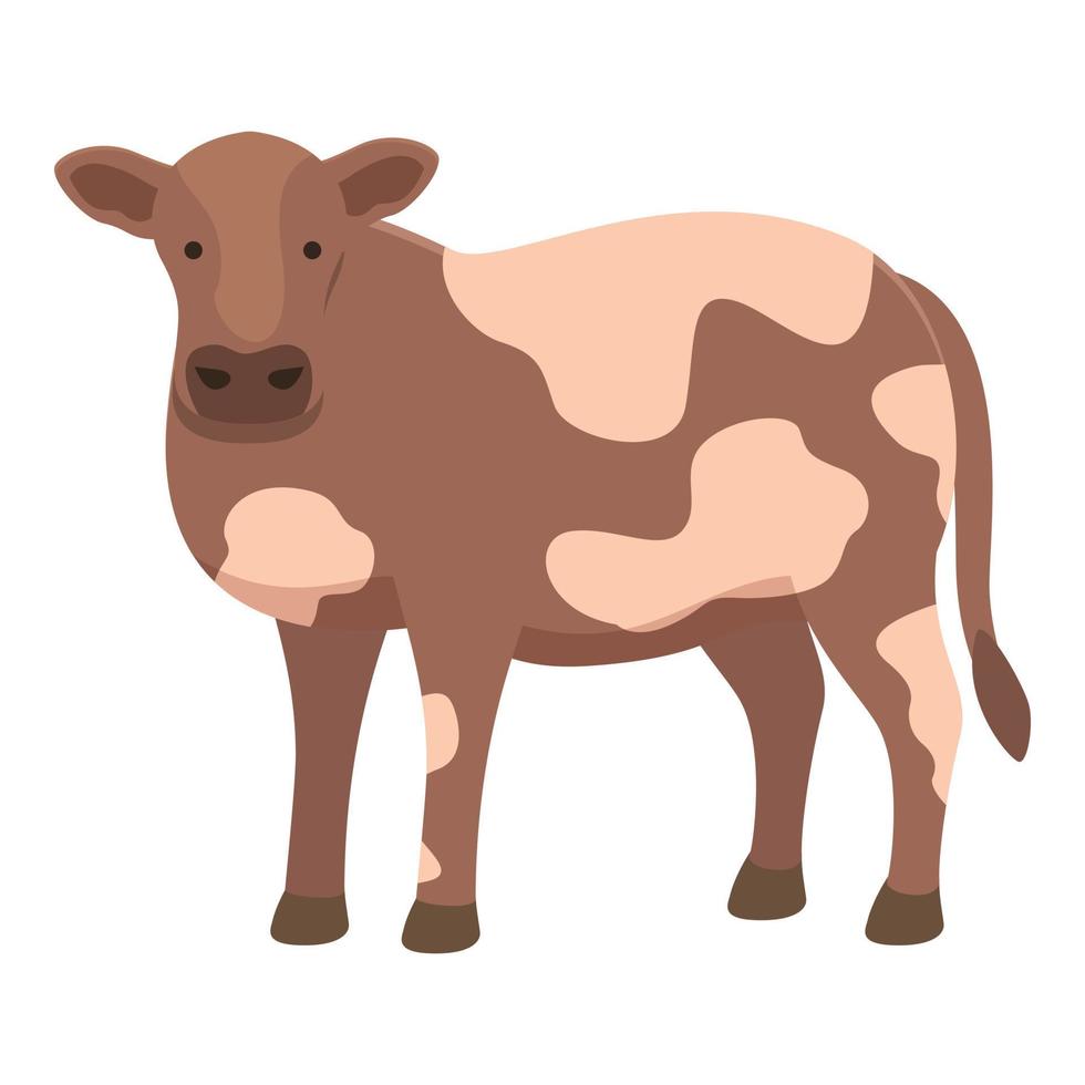 Kuh Rindfleisch Symbol Karikatur Vektor. Stier Fleisch vektor