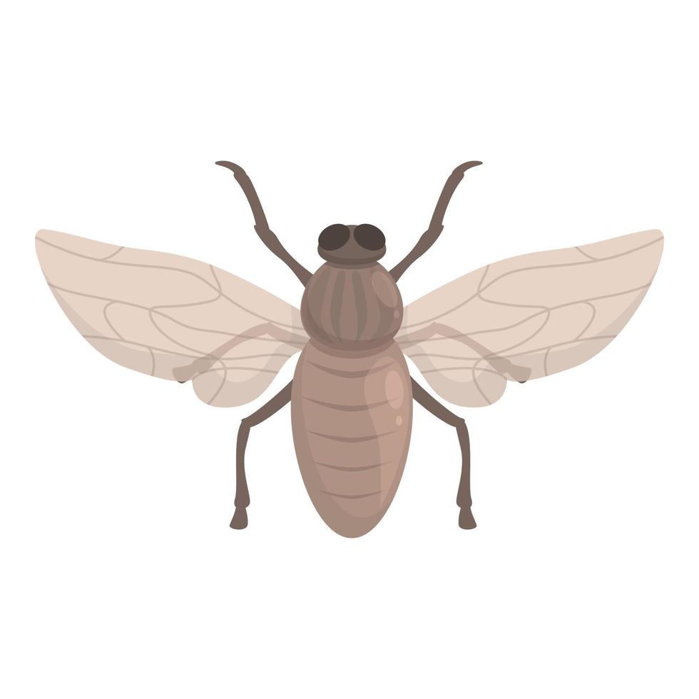 Gesundheit tsetse fliegen Symbol Karikatur Vektor. Afrika Insekt vektor