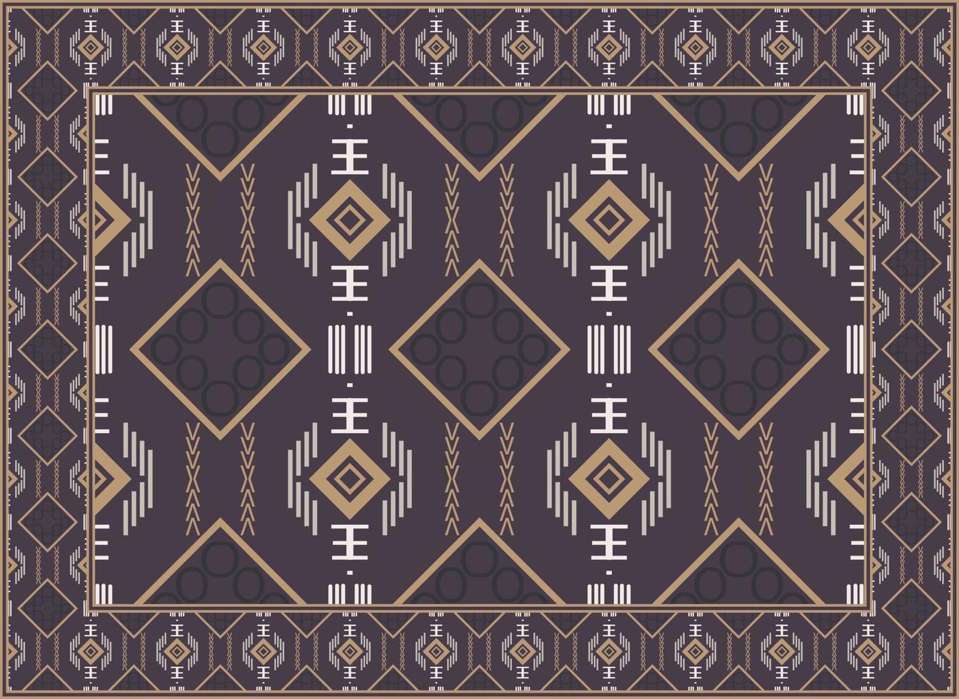 modern dekorieren mit orientalisch Teppiche, Boho persisch Teppich Leben Zimmer afrikanisch ethnisch aztekisch Stil Design zum drucken Stoff Teppiche, Handtücher, Taschentücher, Schals Teppich, vektor