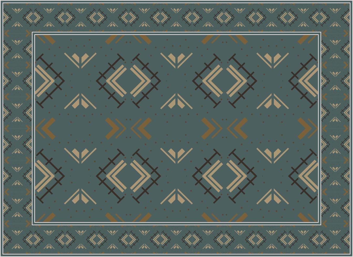 persisk matta mönster, afrikansk motiv scandinavian persisk matta modern afrikansk etnisk aztec stil design för skriva ut tyg mattor, handdukar, näsdukar, halsdukar matta, vektor