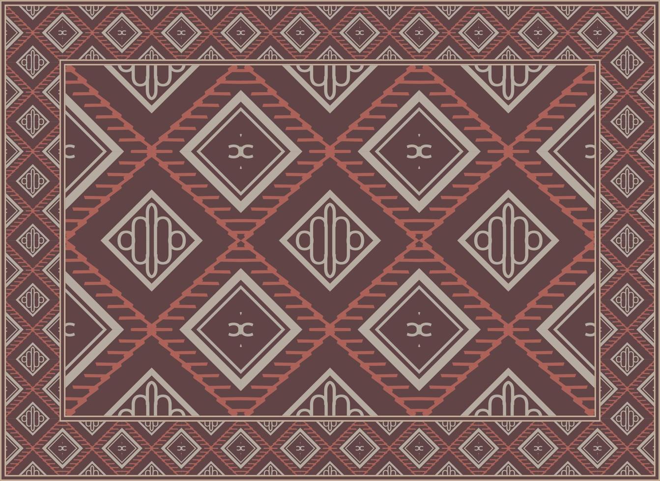modern orientalisk mattor, afrikansk motiv modern persisk matta, afrikansk etnisk aztec stil design för skriva ut tyg mattor, handdukar, näsdukar, halsdukar matta, vektor