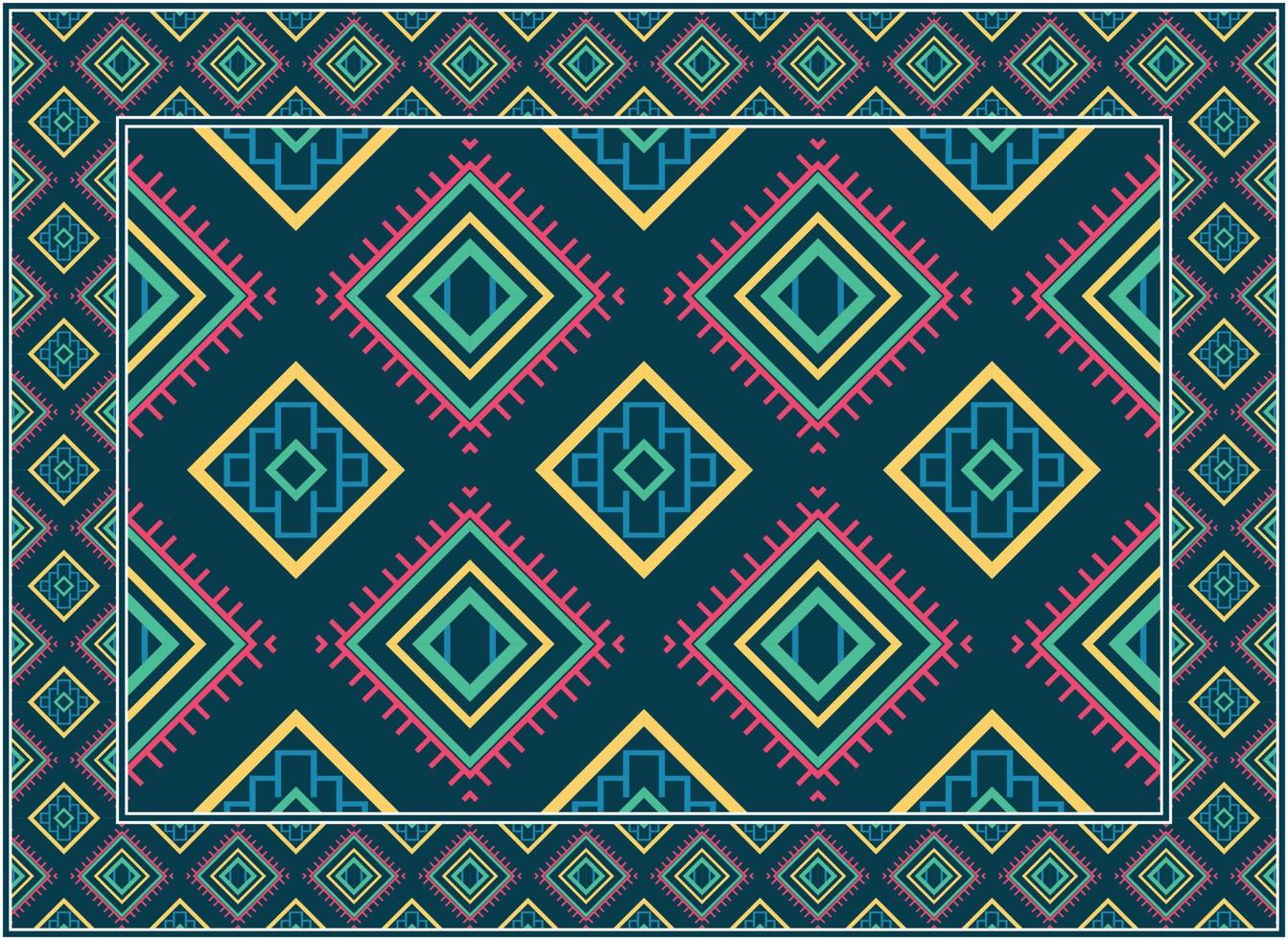 persisk matta modern levande rum, motiv etnisk sömlös mönster scandinavian persisk matta modern afrikansk etnisk aztec stil design för skriva ut tyg mattor, handdukar, näsdukar, halsdukar matta, vektor
