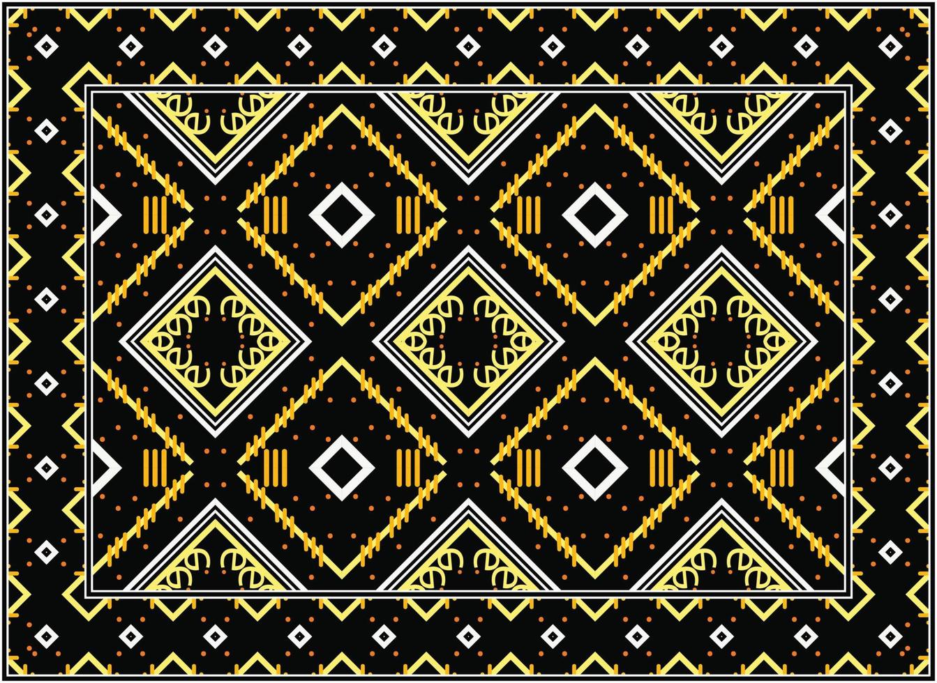 persisk matta modern levande rum, motiv etnisk sömlös mönster boho persisk matta levande rum afrikansk etnisk aztec stil design för skriva ut tyg mattor, handdukar, näsdukar, halsdukar matta, vektor