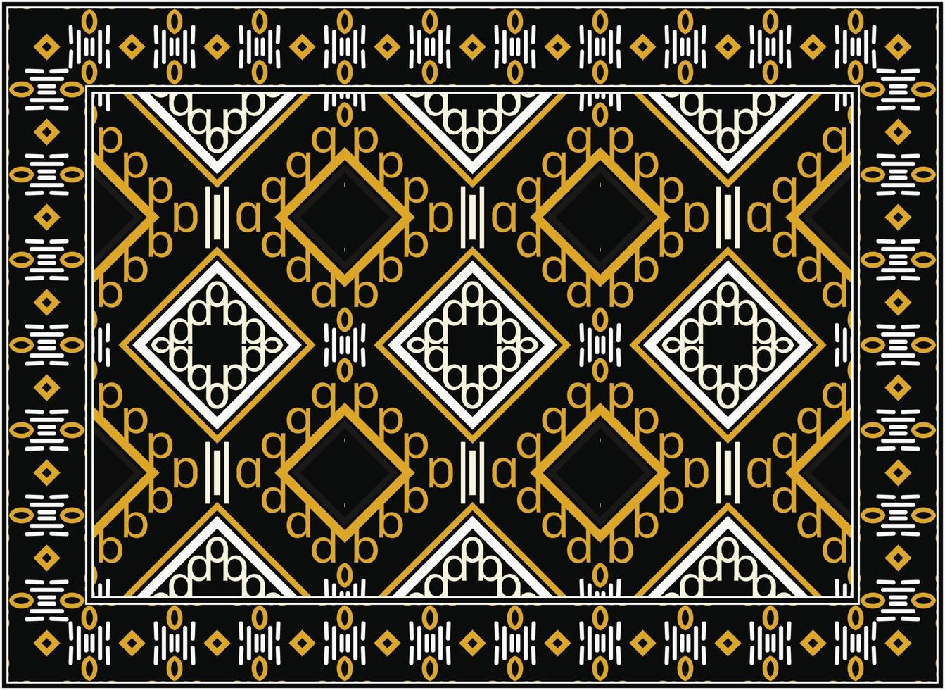antik persisk matta, motiv etnisk sömlös mönster scandinavian persisk matta modern afrikansk etnisk aztec stil design för skriva ut tyg mattor, handdukar, näsdukar, halsdukar matta, vektor