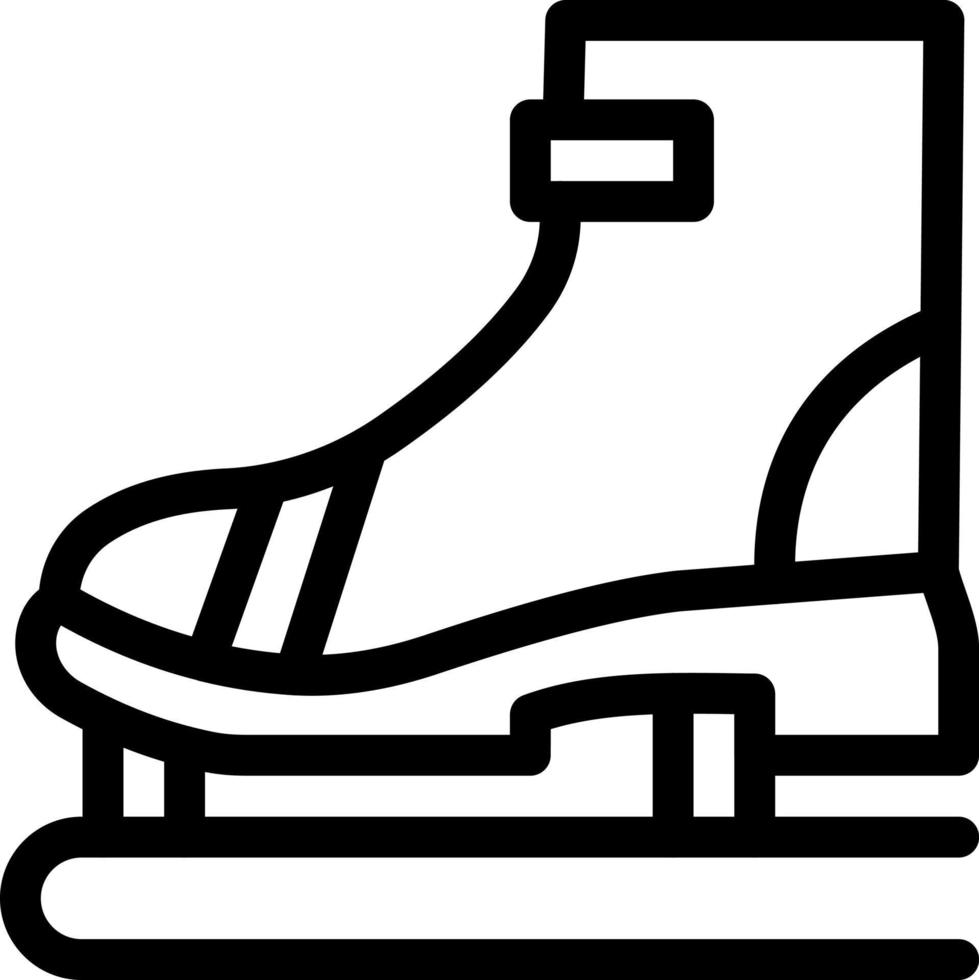 skridskoåkning skor vektor illustration på en bakgrund.premium kvalitet symbols.vector ikoner för begrepp och grafisk design.