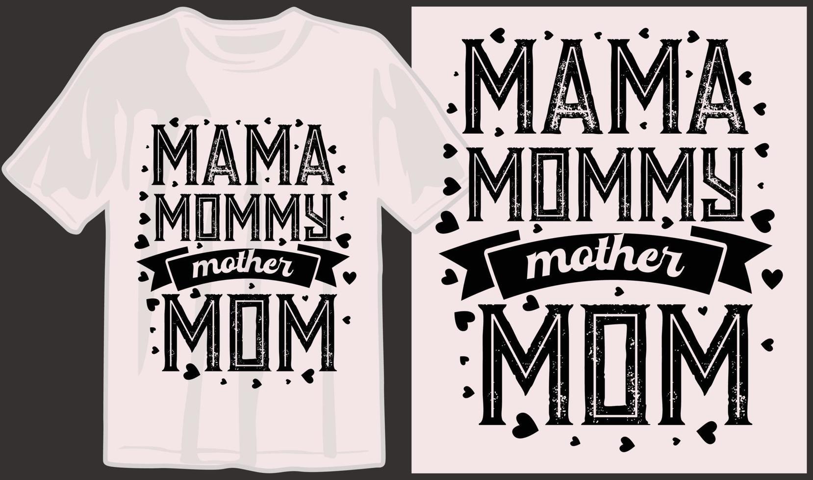 mors dag, mamma, mamma, mamma, familj svg t skjorta design, typografi t skjorta mönster vektor