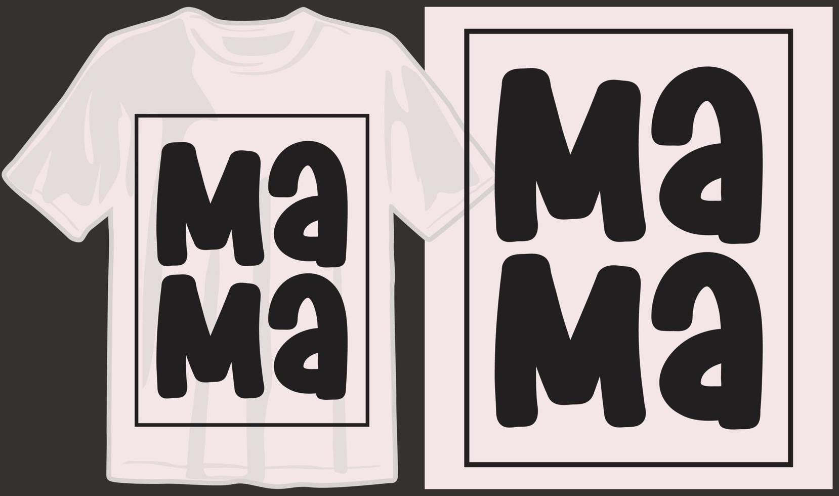 mors dag, mamma, mamma, mamma, familj svg t skjorta design, typografi t skjorta mönster vektor