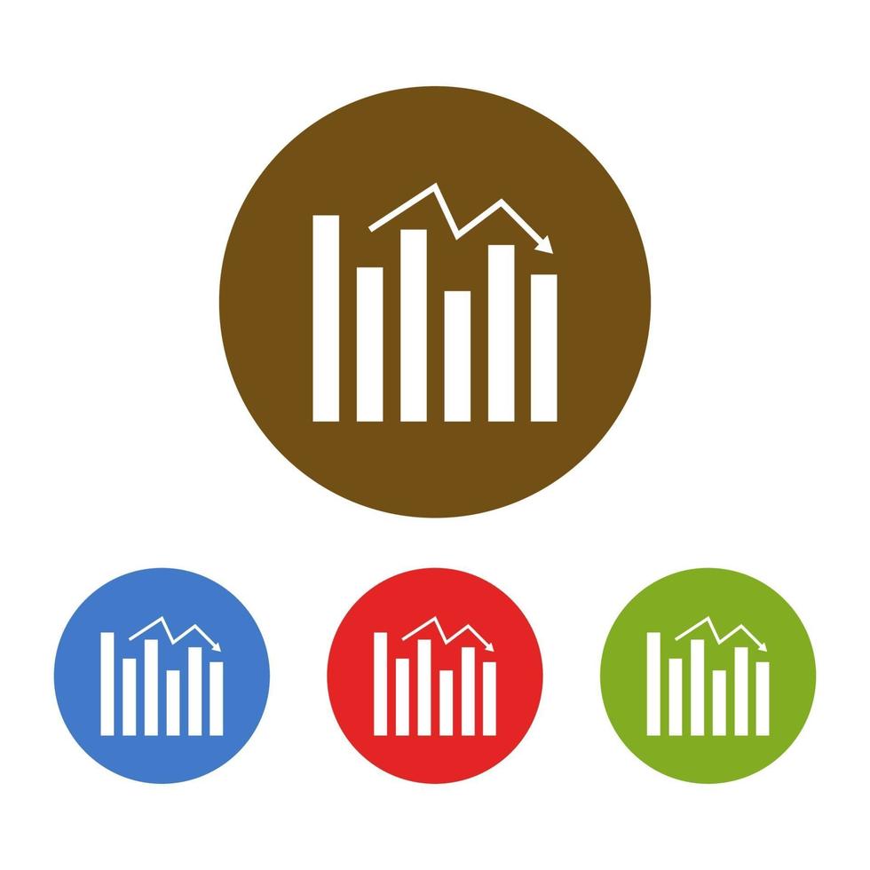 analytics på vit bakgrund vektor