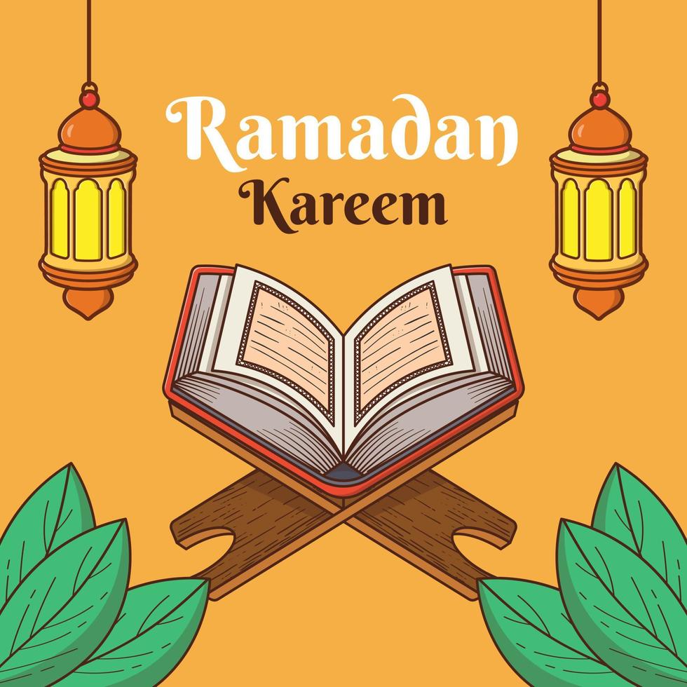 Ramadan kareem Feier Banner Vorlage Hintergrund vektor